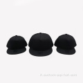 Cappelli neri a snapback cappelli da camioning oem personalizzati